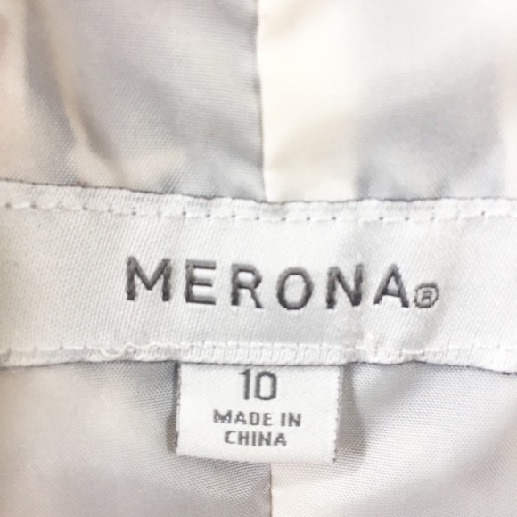 Merona | Arrow Print Sleeveless | Tan, Blue, & Wht - Picture 3 of 3